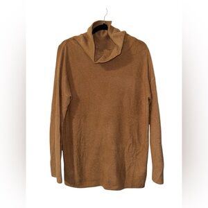 Lark & Ro Cozy Tan Turtleneck Sweater‎ Super Soft Size M